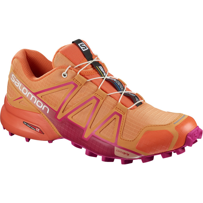SALOMON SPEEDCROSS 4 W Philippines - Women's Trail Running Shoes - Orange | 820346-SLD